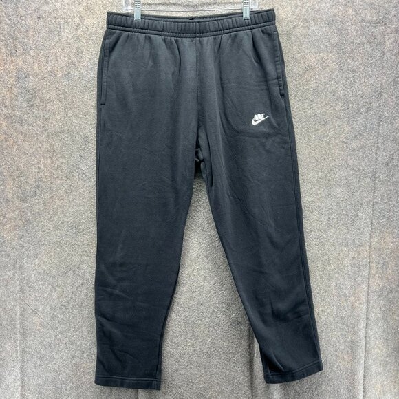 Nike Club Fleece Sweatpants Mens XL Black BV2707-010 Jogger Athletic Tapered - Picture 1 of 11